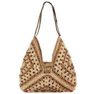 Straw Hobo Bags Summer Beach Tote Purse Crochet Crossbady Bag :o)